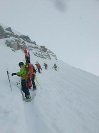 Traversé entre le col des neiges et le col de casse déserte Traversé entre le col des neiges et le col de casse déserte