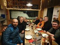 Le groupe au refuge du Presset Le groupe au refuge du Presset